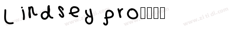 Lindsey Pro字体转换